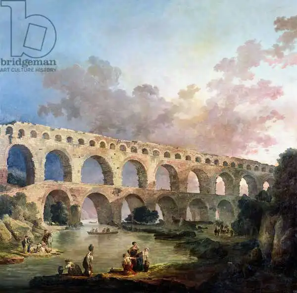 Robert, Hubert: The Pont du Gard, Nimes
