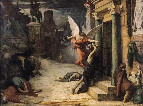 Delaunay, Jules Elie: The Plague in Rome