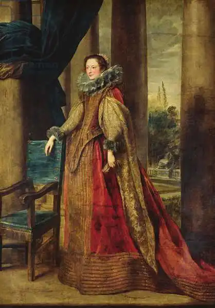Dyck, van Anthony: Portrait of a Lady, presumed to be the Marquise Geromina Spinola-Doria de Genes