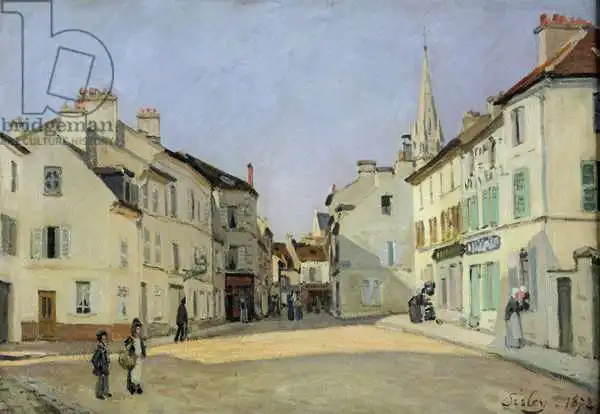 Sisley, Alfred: Rue de la Chaussee at Argenteuil