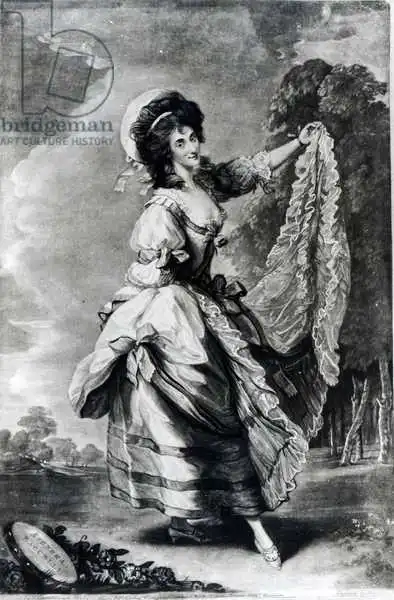 Gainsborough, Thomas: Giovanna Baccelli, engraved by John Jones