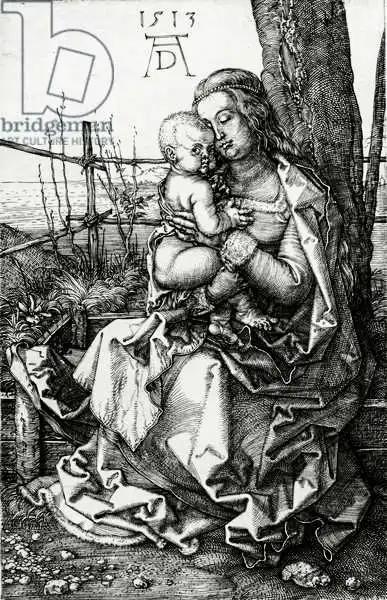 Dürer, Albrecht: The Virgin and Child seated under a tree