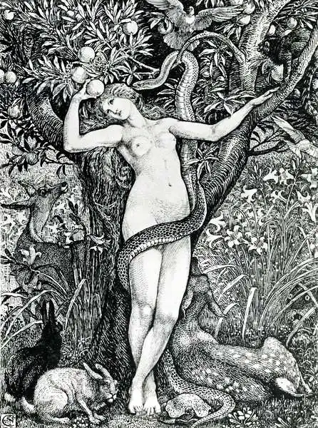 Crane, Walter: The Tempation of Eve
