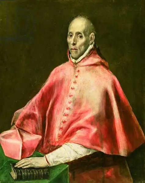 El Greco: Portrait of Cardinal Juan de Tavera