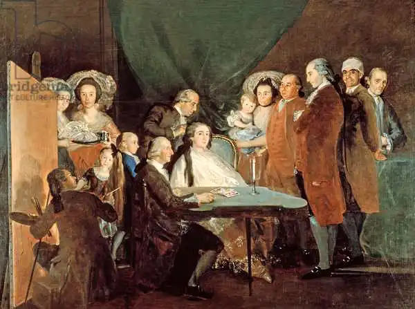 Goya, Francisco: La familia del Infante Don Luis de Borbón, 1783-84