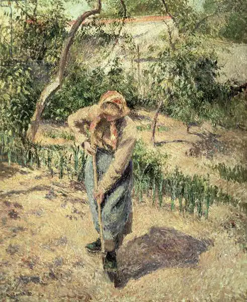 Pissarro, Camille: Woman Digging in an Orchard