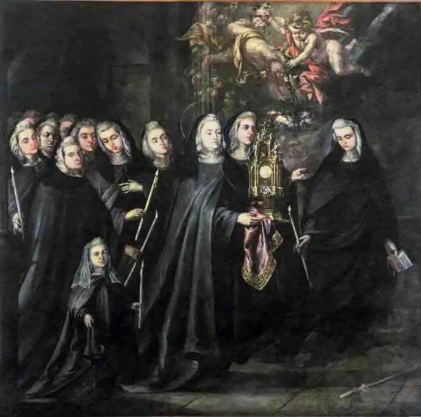 Valdes Leal, Juan de: Procession de Saint-Clare avec l