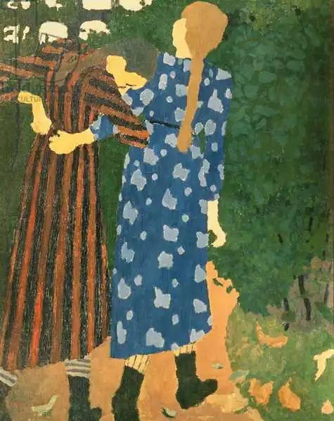 Vuillard, Edouard: Girls Walking, Fillettes se Promenant