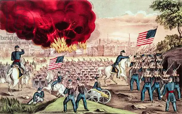 Currier, N.: The Capture of Atlanta by the Union Army, 2nd September