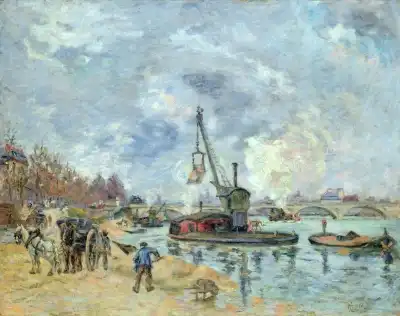 Guillaumin, Jean: Quai de Bercy à Paris