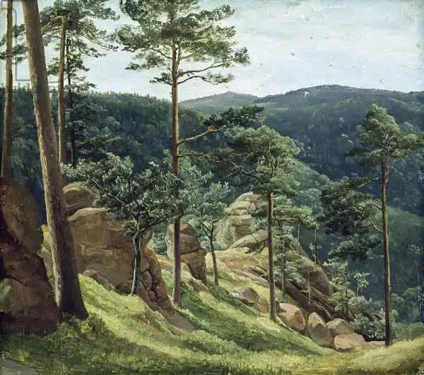 Morgenstern, Christian Ernst Bernhard: View of Mount Brocken