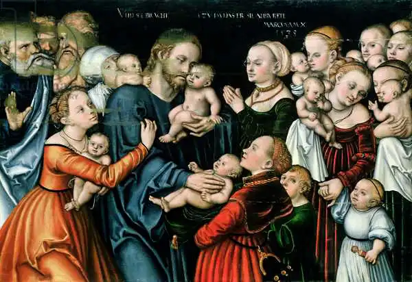 Cranach, Lucas: Suffer the Little Children to Come Unto Me