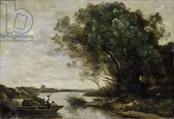 Corot, J. B. Camille: River Landscape