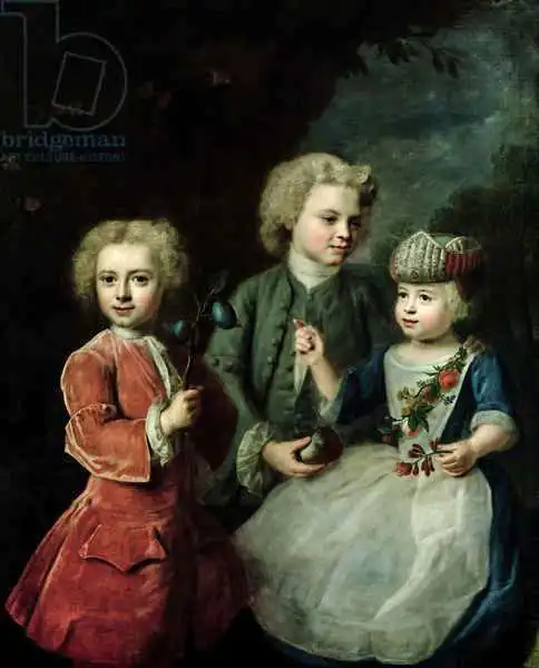 Denner, Balthasar: The Children of Councillor Barthold Heinrich Brockes (1680-1747)