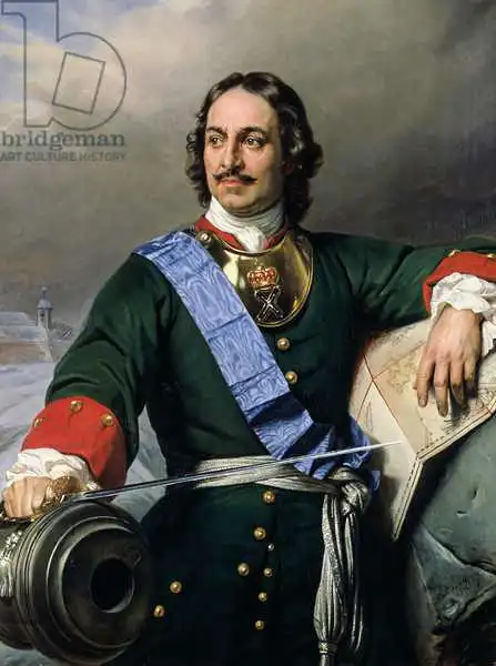 Delaroche, Paul: Peter I the Great (1672-1725) 1838
