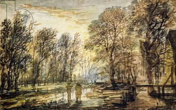 Neer, van der Aert: Sunset in the Wood