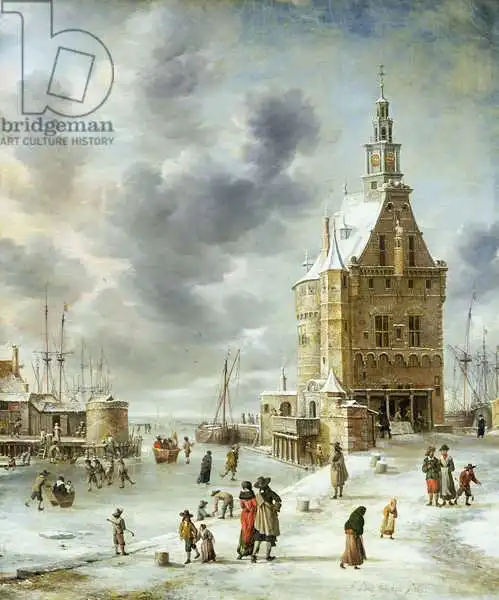 Beerstraten, Jan Abrahamsz.: The City Gate of Hoorn