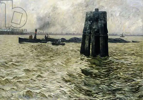 Kalckreuth, Leopold Karl Walter von: The Port of Hamburg
