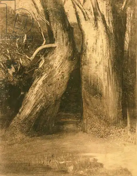 Redon, Odilon: Two Trees