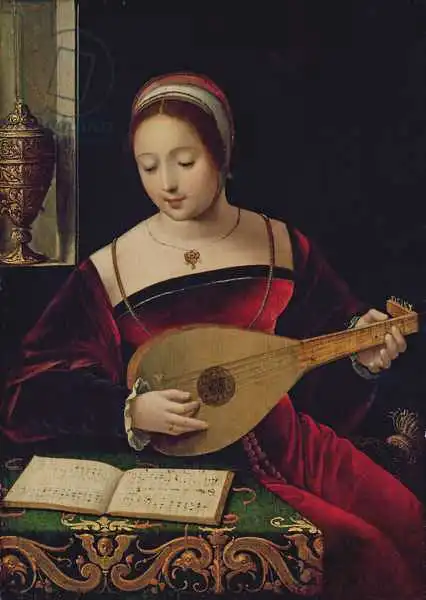 Unknown: Mary Magdalene Playing the Lute