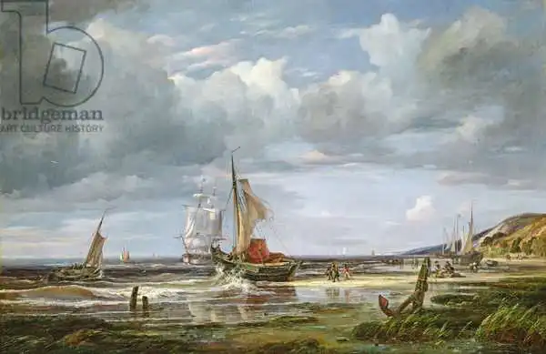 Vollmer, Adolf: The Elbe at Blankenesee