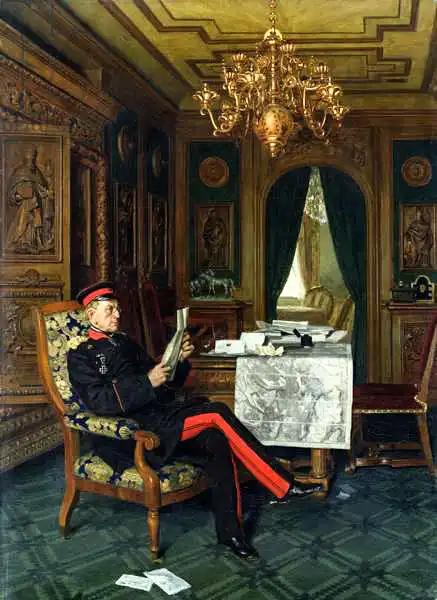 Werner, Anton Alexander von: Moltke à Versailles