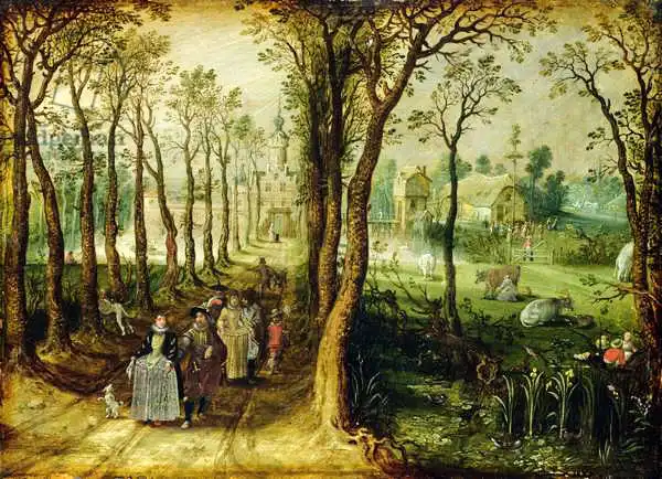 Venne, Adriaen: The Castle in the Marsh