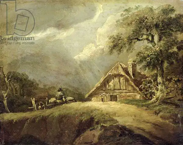 German school (18th century): Paysage