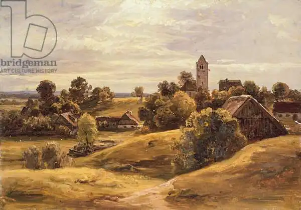 Morgenstern, Christian Ernst Bernhard: Village near Dachau