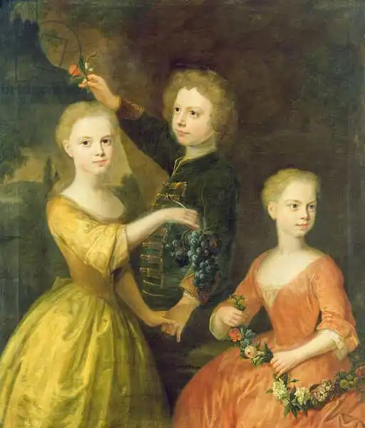 Denner, Balthasar: The Children of Councillor Barthold Heinrich Brockes (1680-1747)
