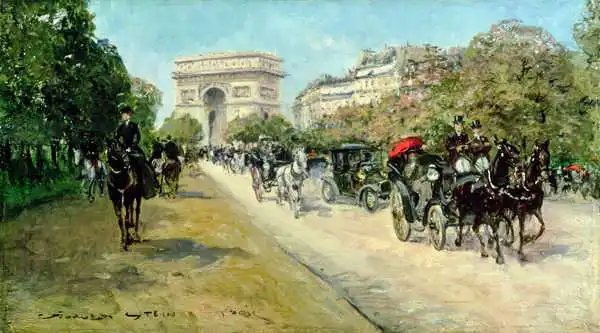 Stein, Georges: Boulevard in Paris