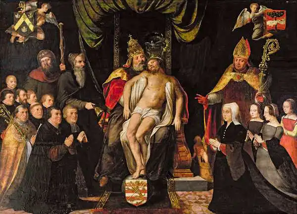 Flemish school (16th century): The Trinity