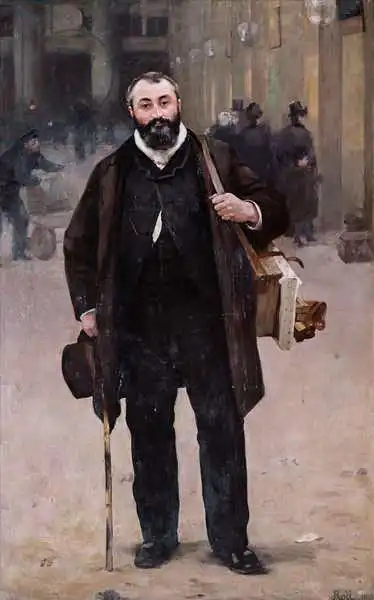 Roll, Alfred: Portrait of Pierre-Emmanuel Damoye (1847-1916) 1886