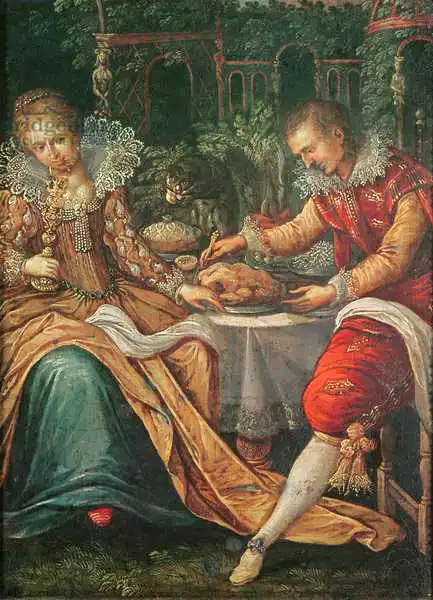 Pourbus, Frans I: The Five Senses: Taste
