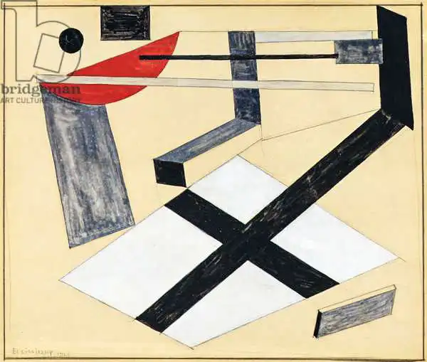 Lissitzky, Eliezer: Study for Proun30T