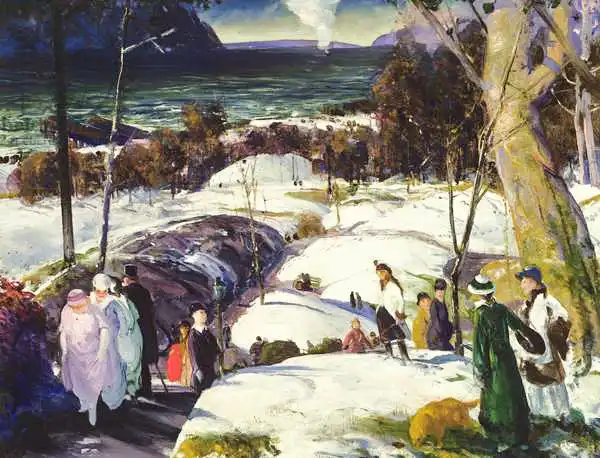 Bellows, Wesley George: Neige de Pâques