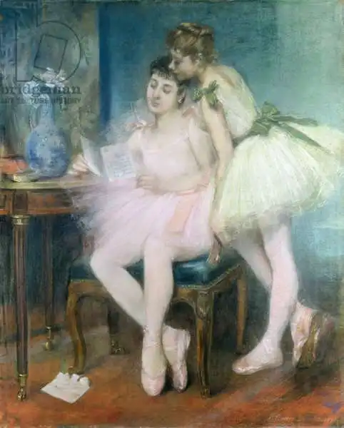 Carrier-Belleuse, Louis R.: La Lettre (la lettre) 1890