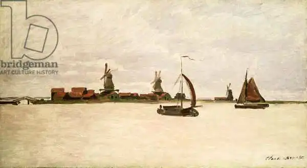 Monet, Claude: The Outer Harbour at Zaandam