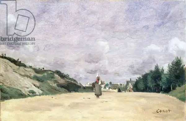 Corot, J. B. Camille: A Road in Normandy, c.1860-65