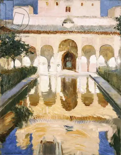 Sorolla y Bastida, Joaquin: Hall of the Embassadors, Alhambra, Granada