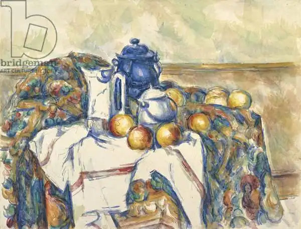 Cézanne, Paul: Still Life with Blue Pot