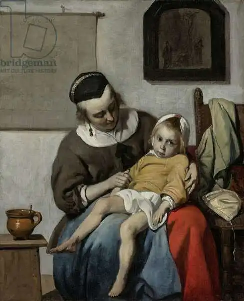 Metsu, Gabriel: The Sick Child, c.1664-6