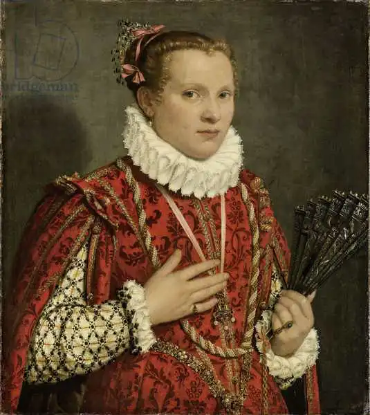 Moroni, Giovanni Battista: Portrait of a Young Woman, 1560-78