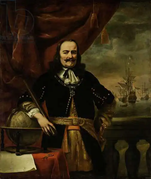 Bol, Ferdinand: Michiel de Ruyter as Lieutenant-Admiral