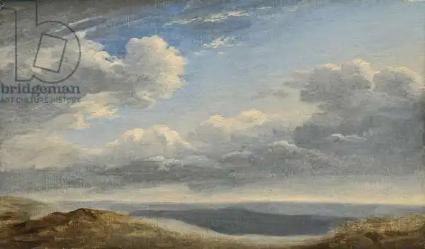 Valenciennes, Pierre Henri de: Study of Clouds over the Roman Campagna c.1782-85