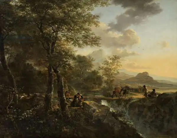 Both, Jan: Italian Landscape with a Draughtsman, c.1650-52
