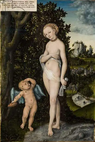 Cranach, Lucas: Venus with Cupid Stealing Honey