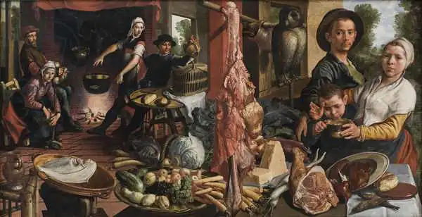 Aertsen, Pieter: La Cocina Gorda. Una alegoría, 1565-75