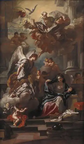 Solimena, Francesco: The Annunciation, after 1733