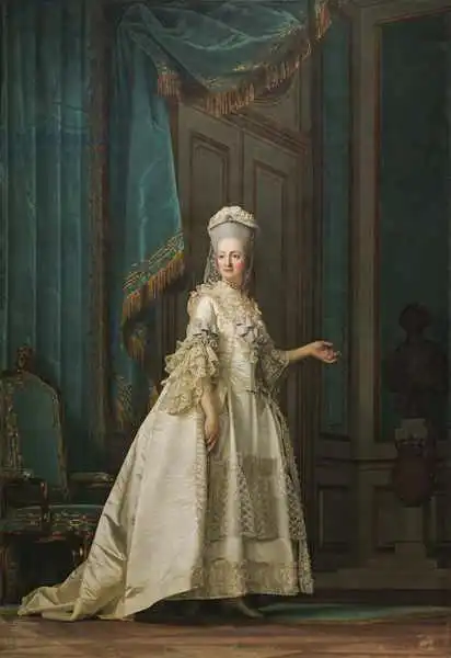 Erichsen, Vigilius: The Dowager Queen Juliane Marie of Denmark